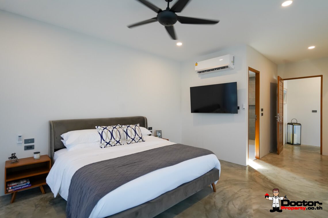 New 3 Bedroom Pool Villa in Bang Rak, Koh Samui – For Sale